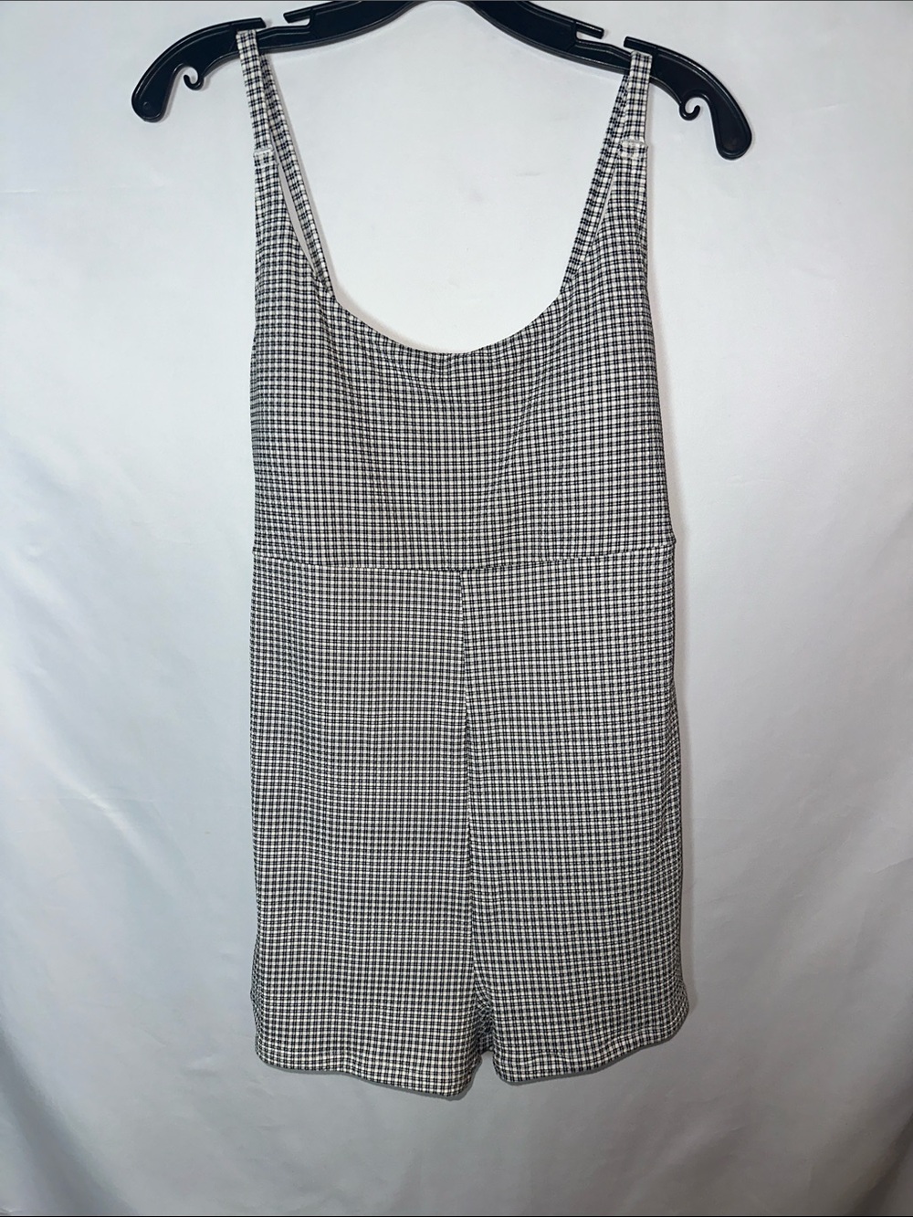 Old Navy Black & White Checked one piece bathing suit lined